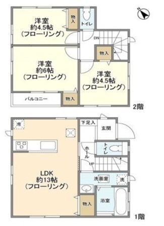 Kolet越谷大袋の物件間取画像